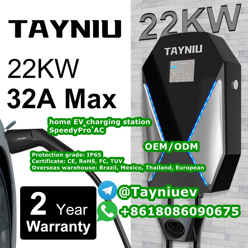 home EV charging station SpeedyPro AC 22KW 11KW 7KW