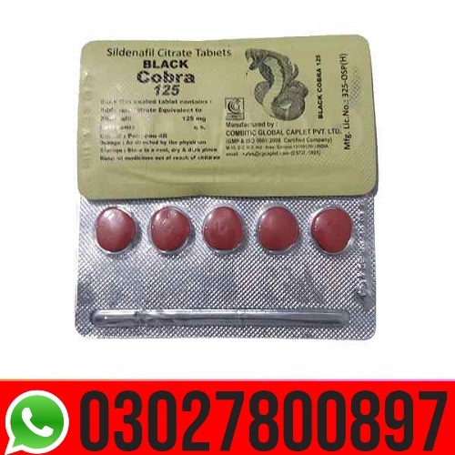 Black Cobra 125mg Tablets in Pakistan