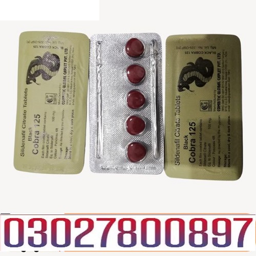 Black Cobra 125mg Tablets in Pakistan