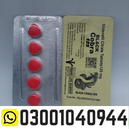 Black Cobra 125mg Tablets in Pakistan