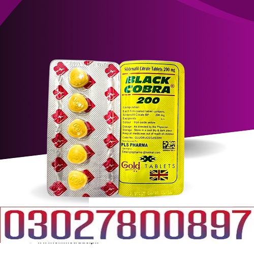 Black Cobra 200mg Tablets in Pakistan