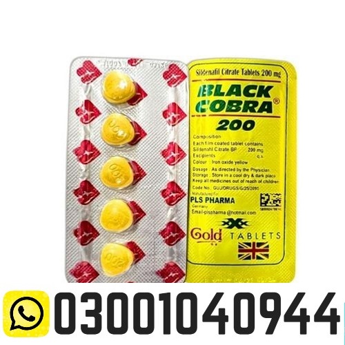 Black Cobra 200mg Tablets in Pakistan
