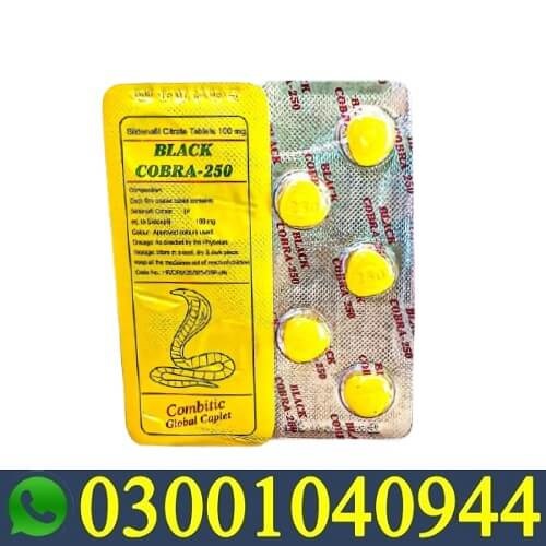 Black Cobra 250mg Tablets in Pakistan