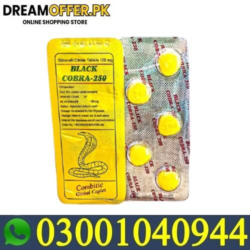 Black Cobra 250mg Tablets in Pakistan