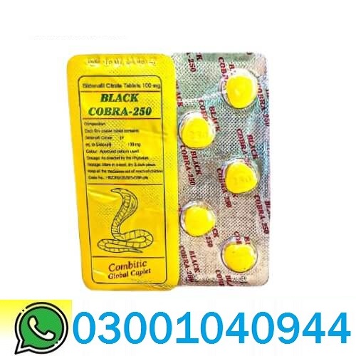 Black Cobra 250mg Tablets in Pakistan