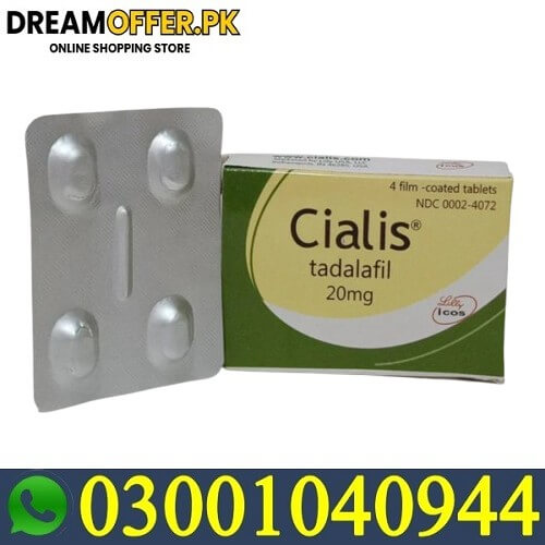 Cialis 20 mg 4 Tablets in Pakistan