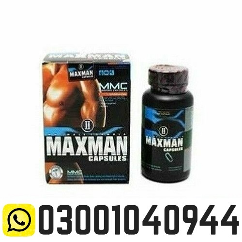 maxman capsules in pakistan