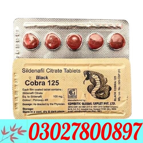 Black Cobra 125mg Tablets in Pakistan