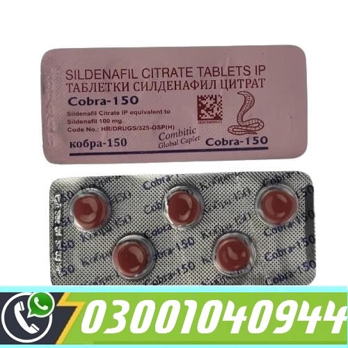 Black Cobra 150mg Tablets in Pakistan