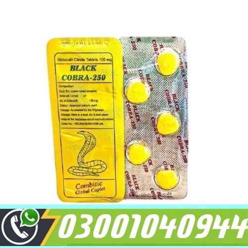 Black Cobra 250mg Tablets in Pakistan