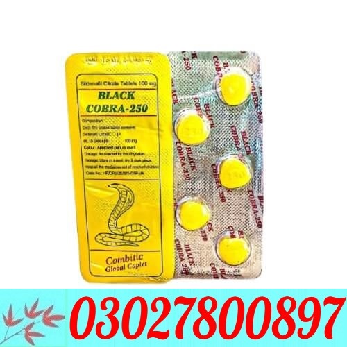Black Cobra 250mg Tablets in Pakistan