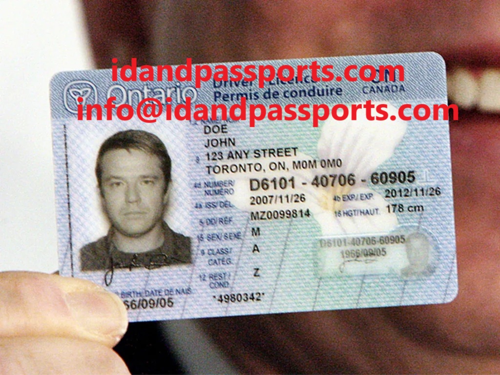 Buy Ontario Drivers License IDandPassports.com 2025 2026