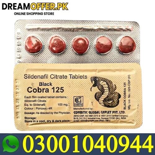 Black Cobra 125mg Tablets in Pakistan
