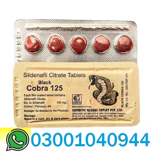 Black Cobra 125mg Tablets in Pakistan