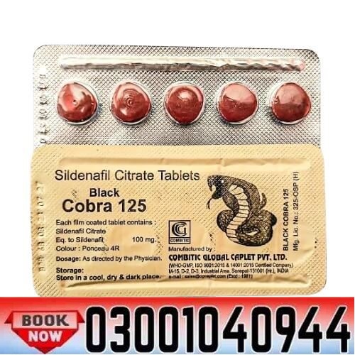 Black Cobra 125mg Tablets in Pakistan