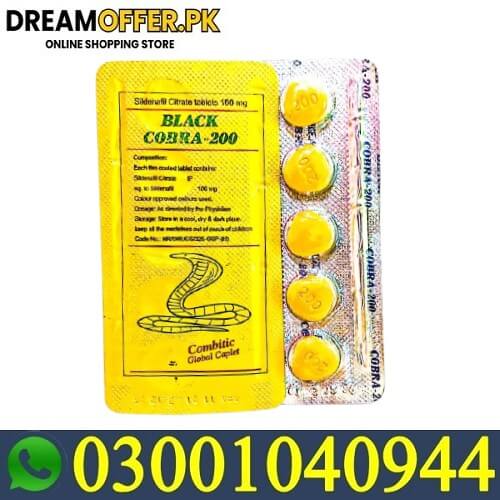 Black Cobra 200mg Tablets in Pakistan