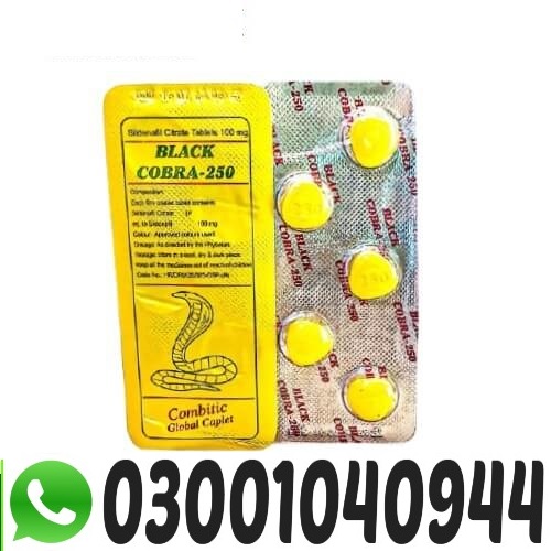 Black Cobra 250mg Tablets in Pakistan
