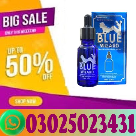 Blue Wizard Drops in Pakistan