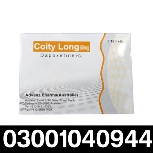 Coity Long 60 mg Dapoxetine Tablets Price In Pakistan