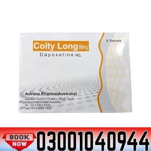 Coity Long 60 mg Dapoxetine Tablets Price In Pakistan
