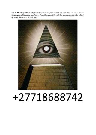 join illuminati in USA+27718688742