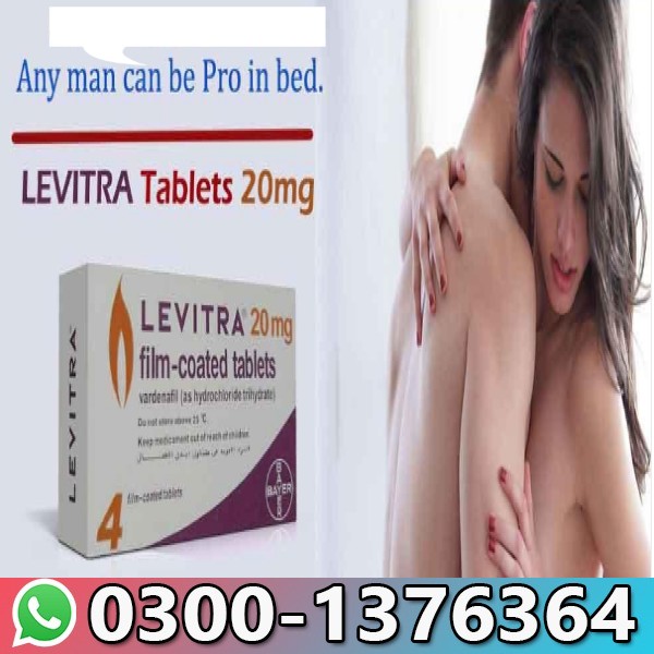 Levitra Pack of 4 Tablets Same Day Delivery in Lahore