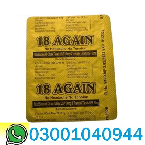 Sildenafil Citrate 18-Again Tablets in Pakistan