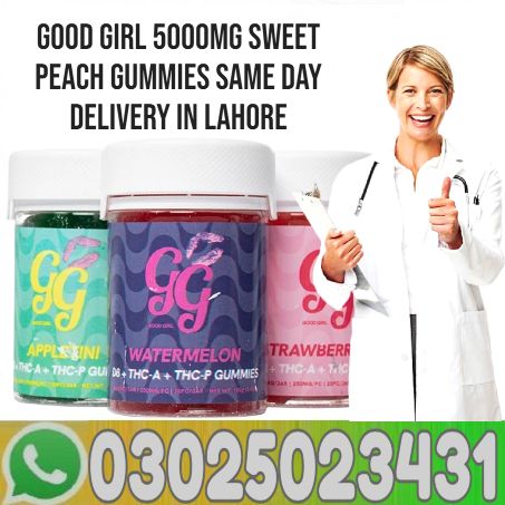 Sweet Peach Good Girl 5000mg Gummies in Pakistan